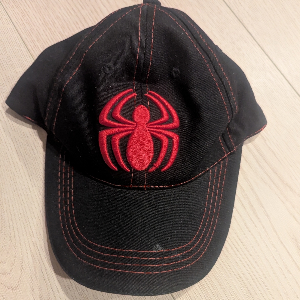 Marvel Black and Red Spider Kids Hat